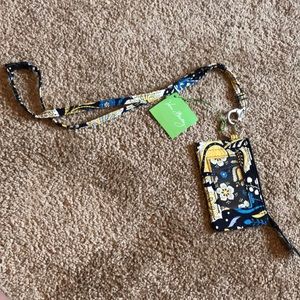 Vera Bradley Lanyard and Card holder